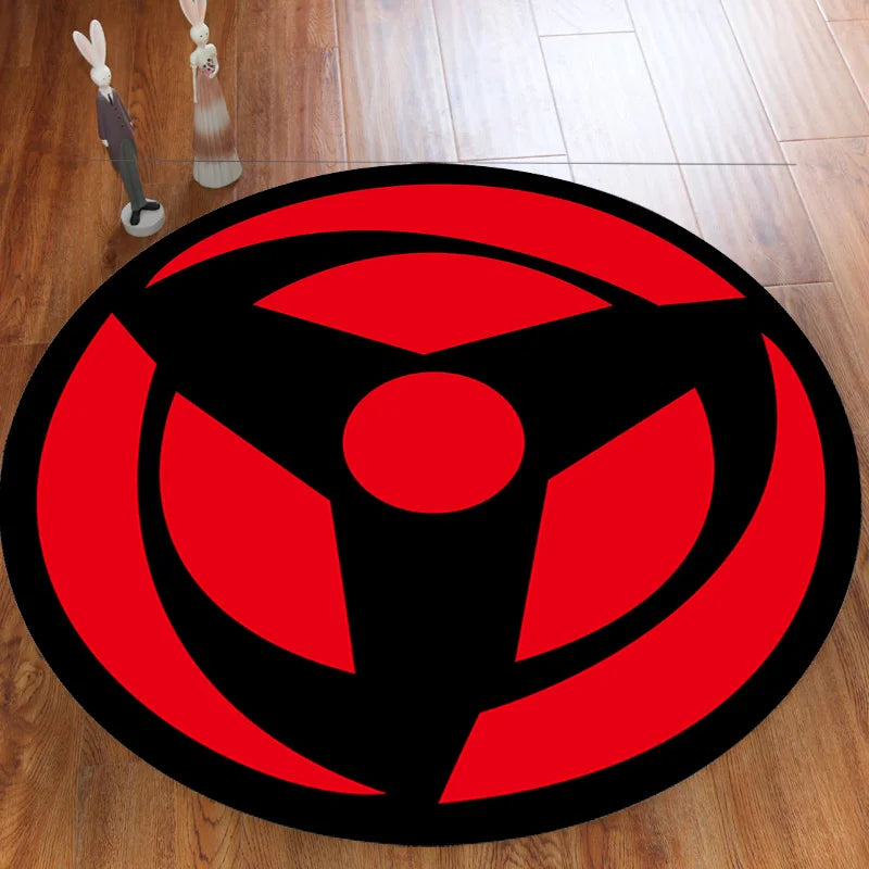 MINISO Uchiha Clan Symbol Circular Rug