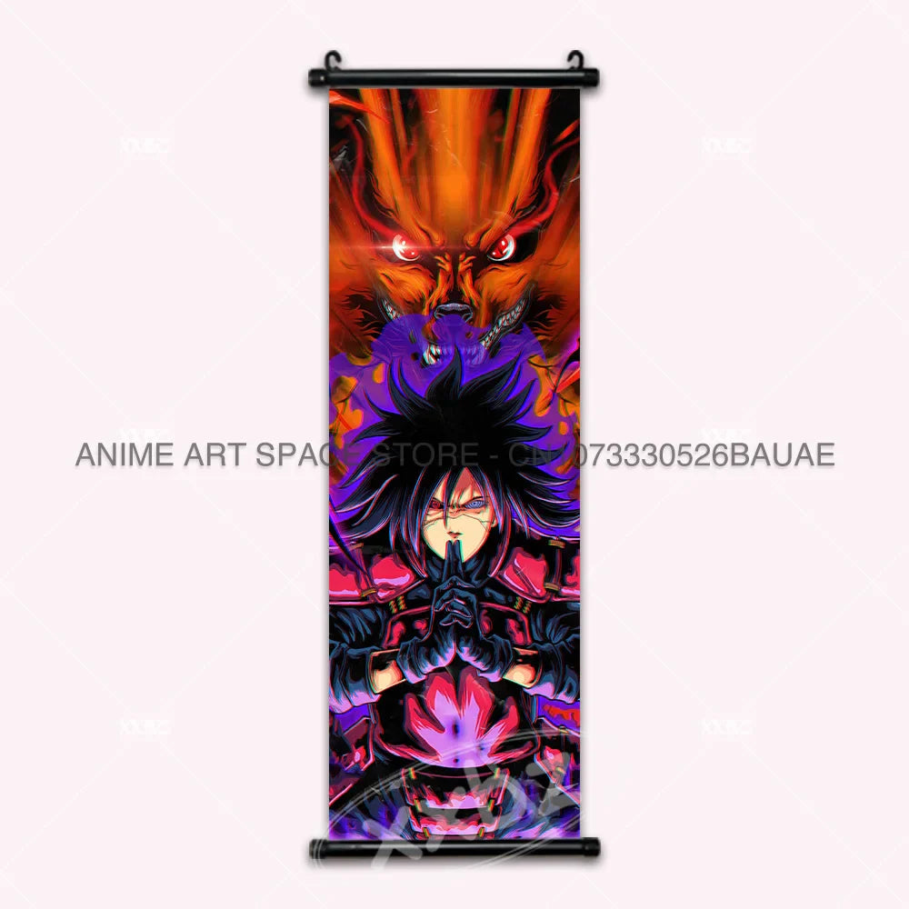 Uchiha Itachi Hanging Canvas – Anime Poster for Home Decor