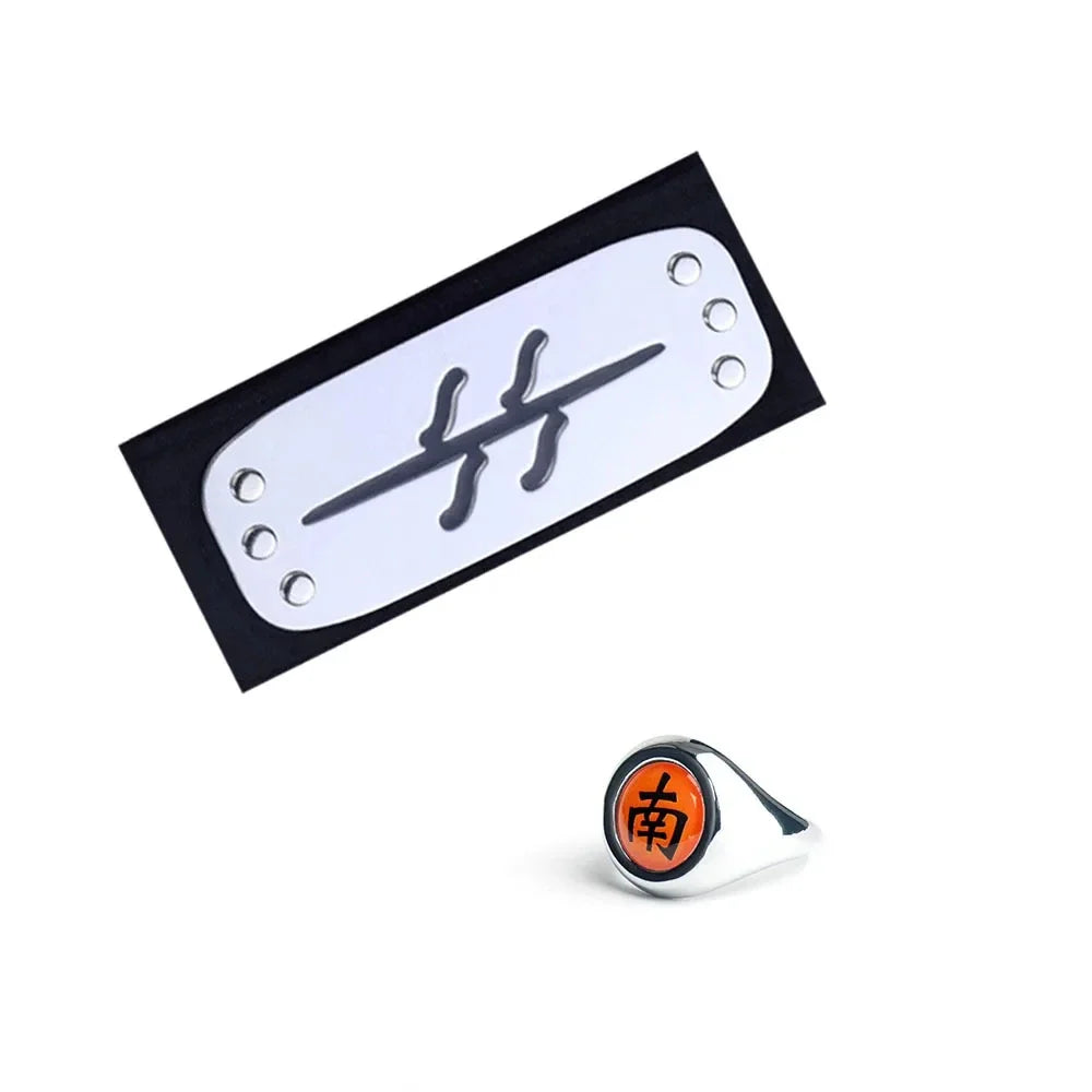 Naruto Akatsuki Rings Headbands – Anime Figure Accessories for Cosplay & Collectors