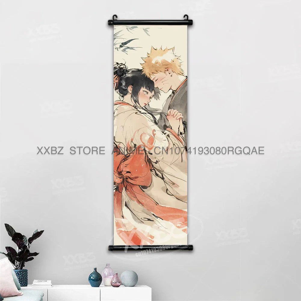 Hyuga Hinata &amp; Uchiha Itachi Anime Canvas Wall Art for Home Decoration