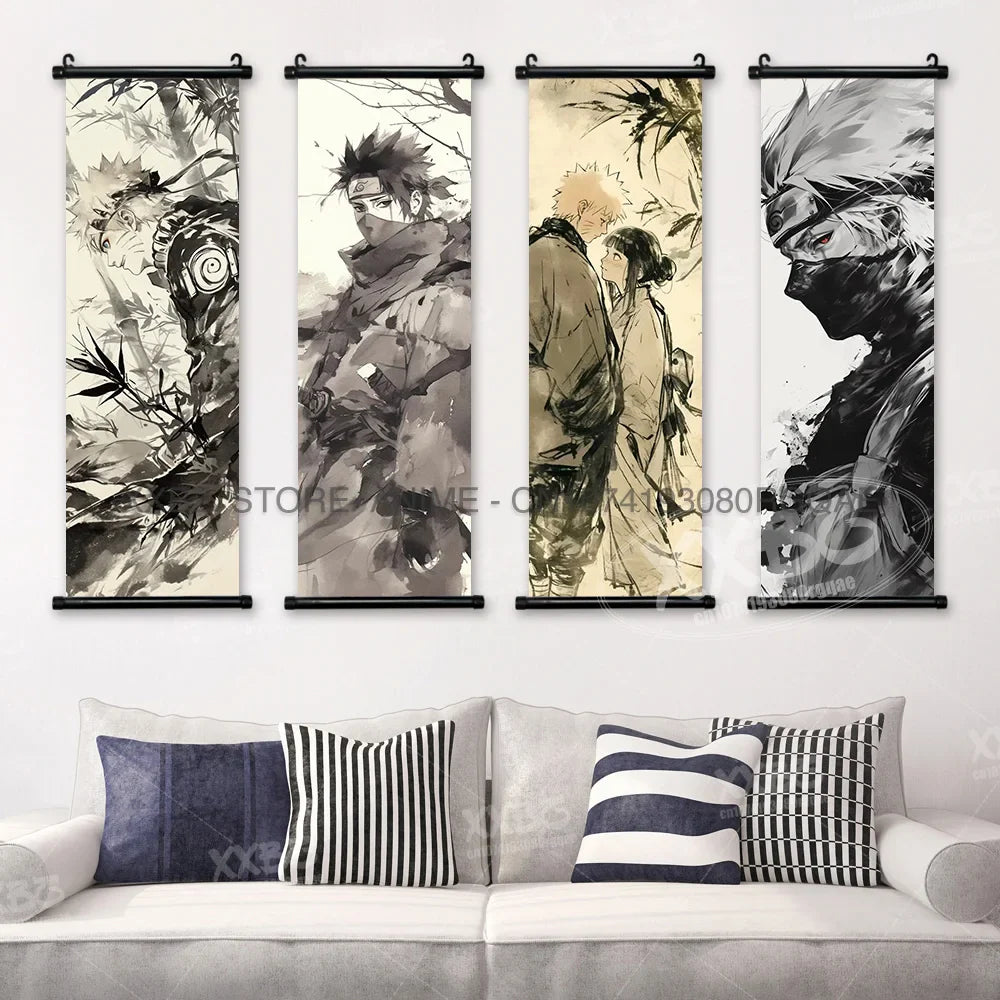 Hyuga Hinata &amp; Uchiha Itachi Anime Canvas Wall Art for Home Decoration