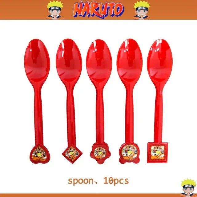 Cartoon Narutoed Anime Ninja Birthday Party Decoration Set