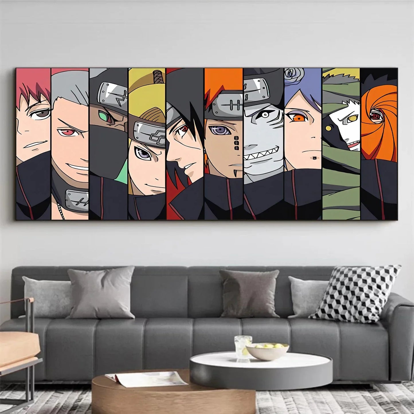 Naruto Family Portrait Decoration Painting – Perfect for Kid's Bedrooms