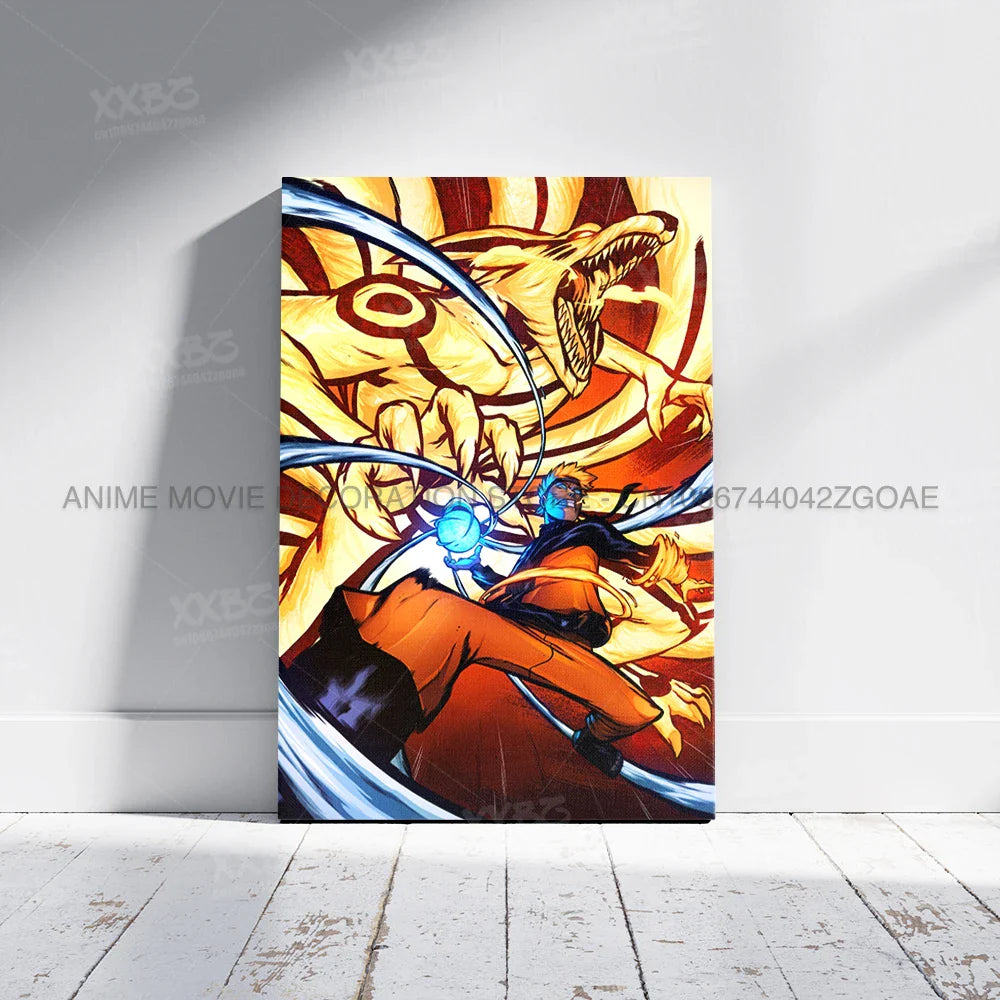 Uzumaki Naruto Home Decor – Uchiha Itachi, Madara &amp; Jiraiya Canvas Wall Art