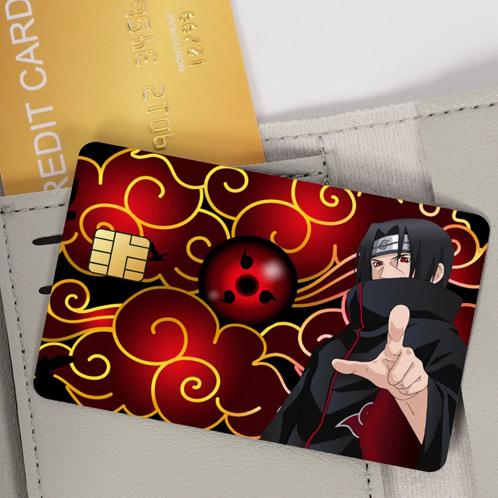 Uchiha Itachi Film Skin Cover Credit Card Stickers