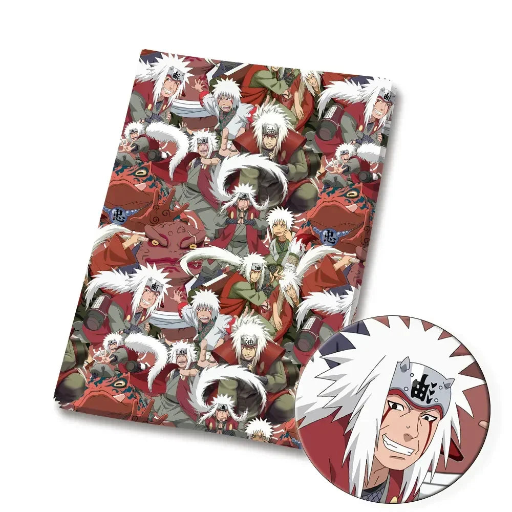 Naruto Anime Peripherals Fabric – Perfect for DIY Sewing and Quilting Projects
