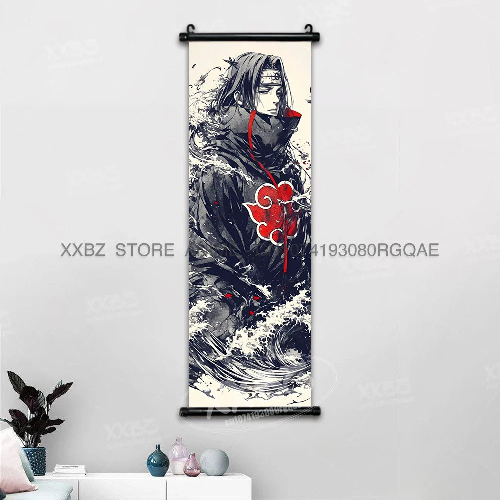 Hyuga Hinata &amp; Uchiha Itachi Anime Canvas Wall Art for Home Decoration