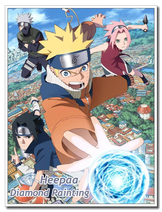 N-NARUTO Cartoon Drills Diamond Painting Kit