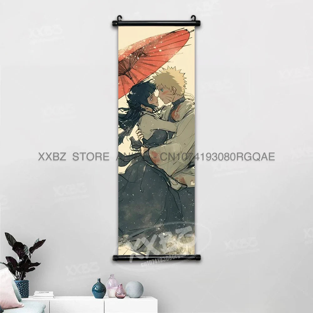Hyuga Hinata &amp; Uchiha Itachi Anime Canvas Wall Art for Home Decoration